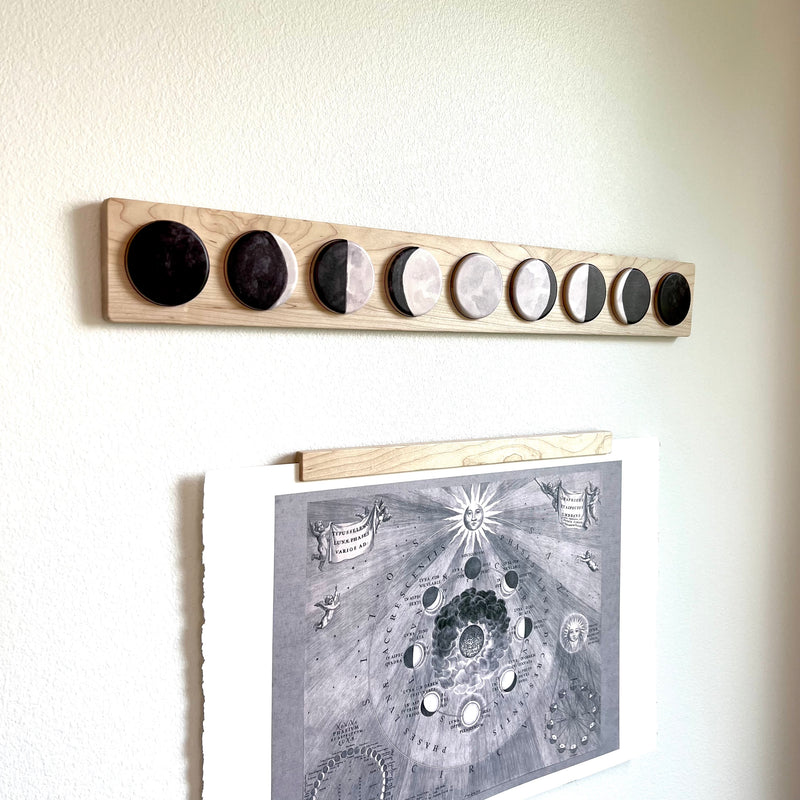 Watercolor Moons Wall Hanging