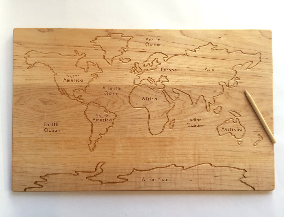Map Tracing Board - Australia