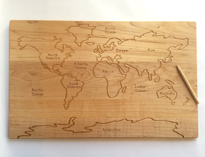 Map Tracing Board - Australia