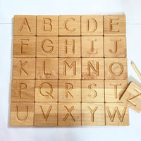 Print Alphabet Tracing Cards