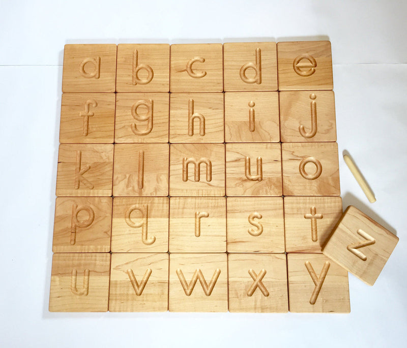 Print Alphabet Tracing Cards