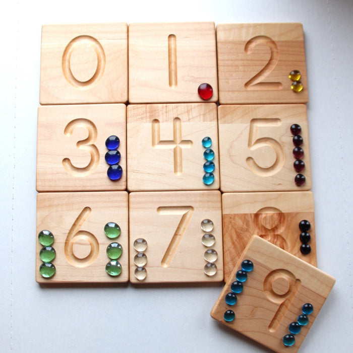 Number Tracing Cards