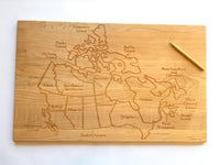 Map Tracing Board - Canada