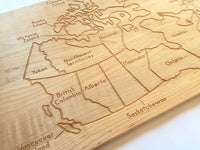 Map Tracing Board - Canada