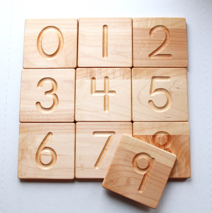 Number Tracing Cards