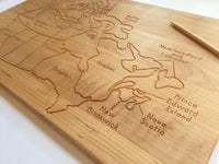 Map Tracing Board - Canada