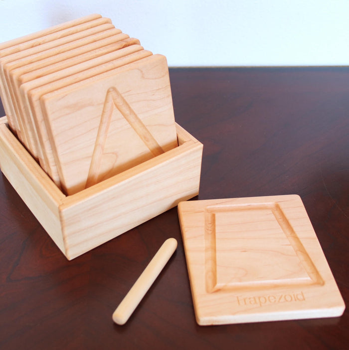 Montessori Shapes Tracing Cards