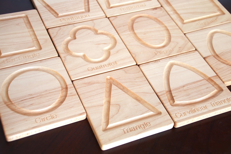 Montessori Shapes Tracing Cards