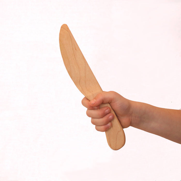 Child's Wood Kitchen Knife
