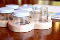 Flower Paint Jar Holder
