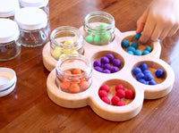 Flower Paint Jar Holder
