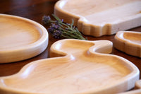 Wooden Animal Plates