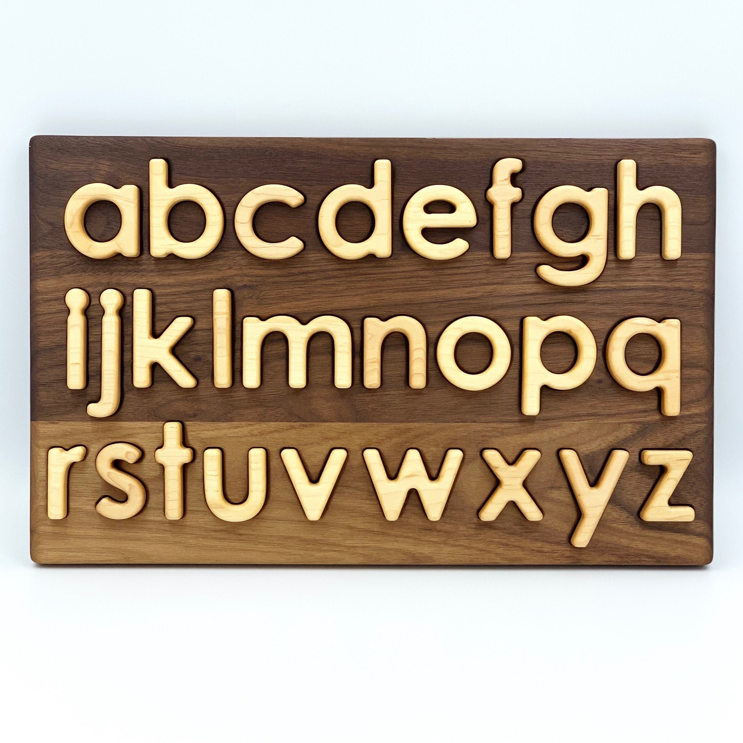 Wooden letter blocks - finnish alphabet - 30 pcs