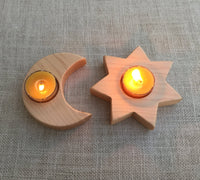 Sun and Moon Candle Holders