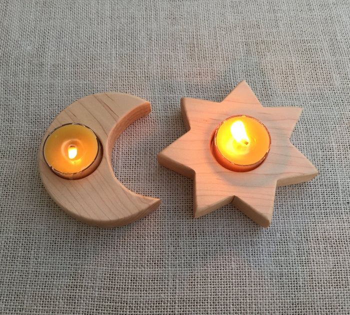 Sun and Moon Candle Holders