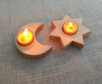 Sun and Moon Candle Holders