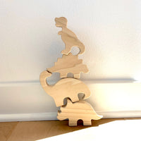 Wooden Dinosaur Set