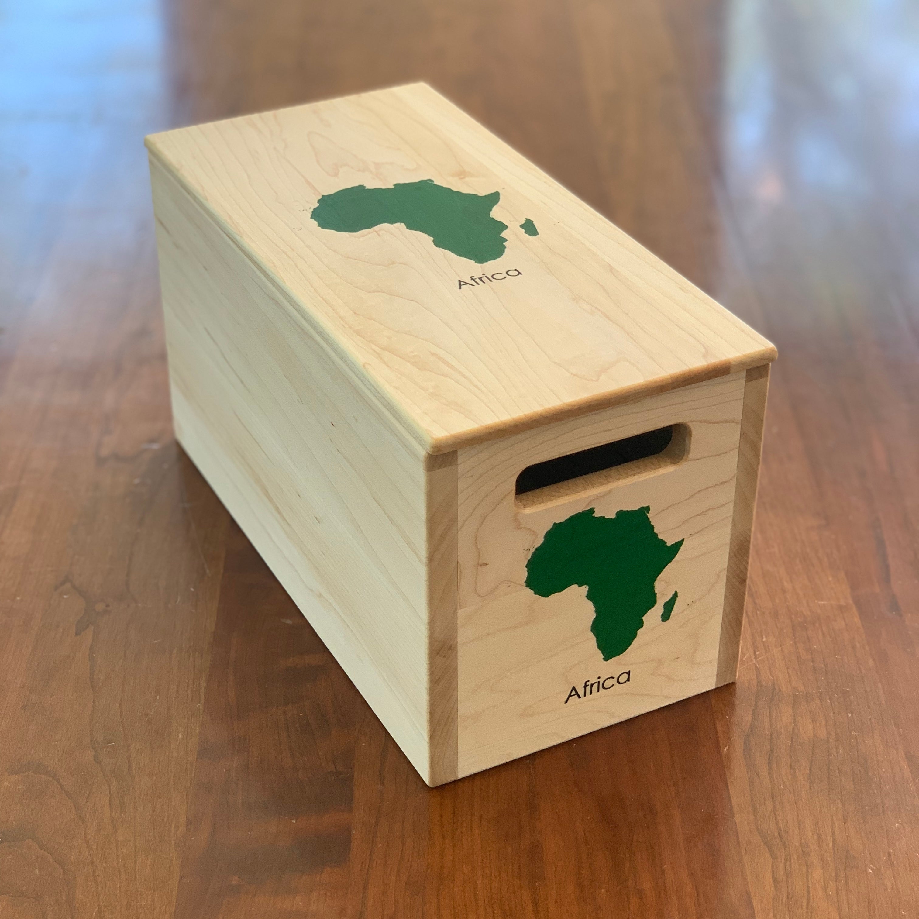 Montessori Continent Box – Treasures From Jennifer
