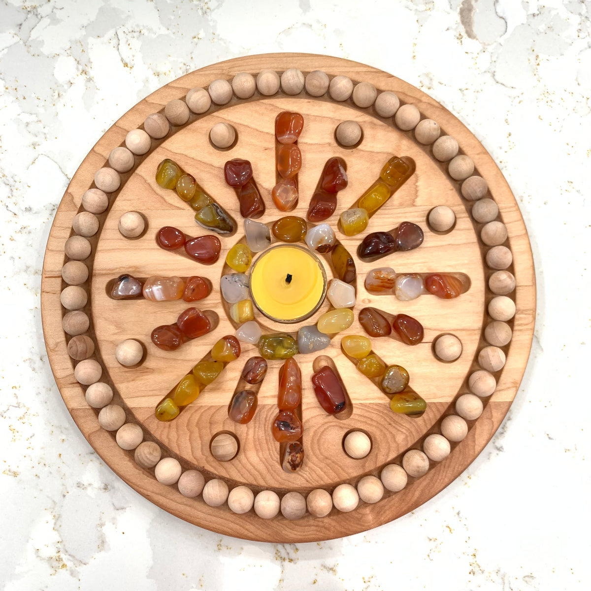 Sun Mandala Tray