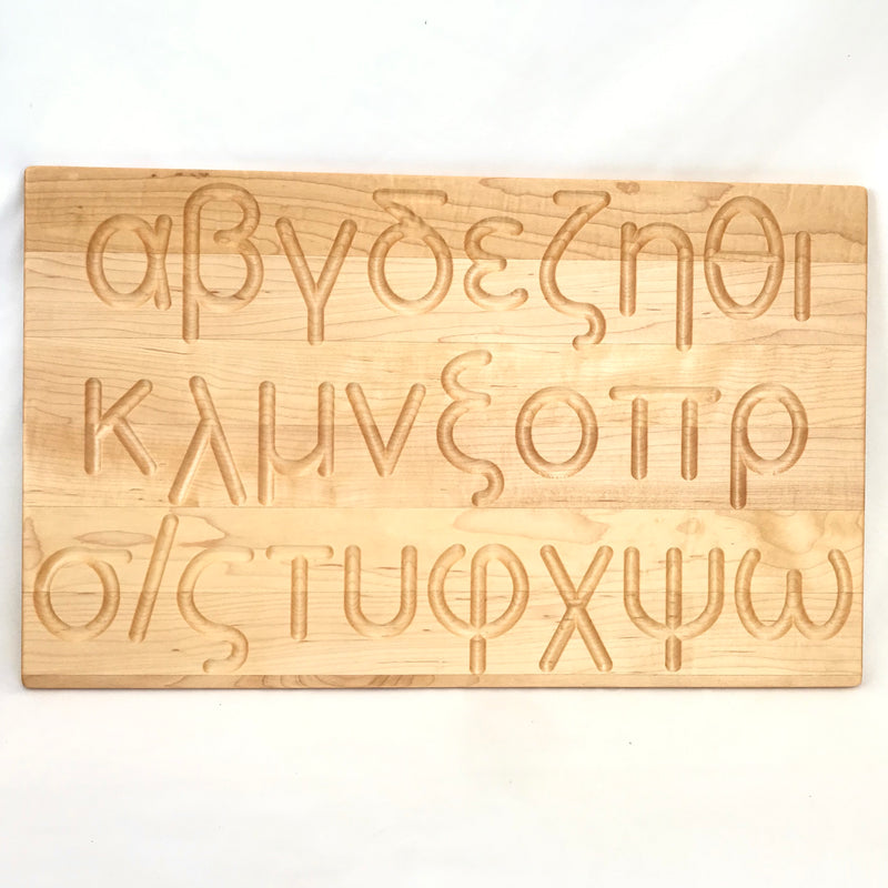 Greek Alphabet Tracing Board