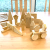 Wood Shapes Blocks Set