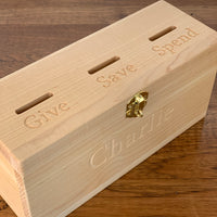 Child's Money Bank - Give, Save, Spend