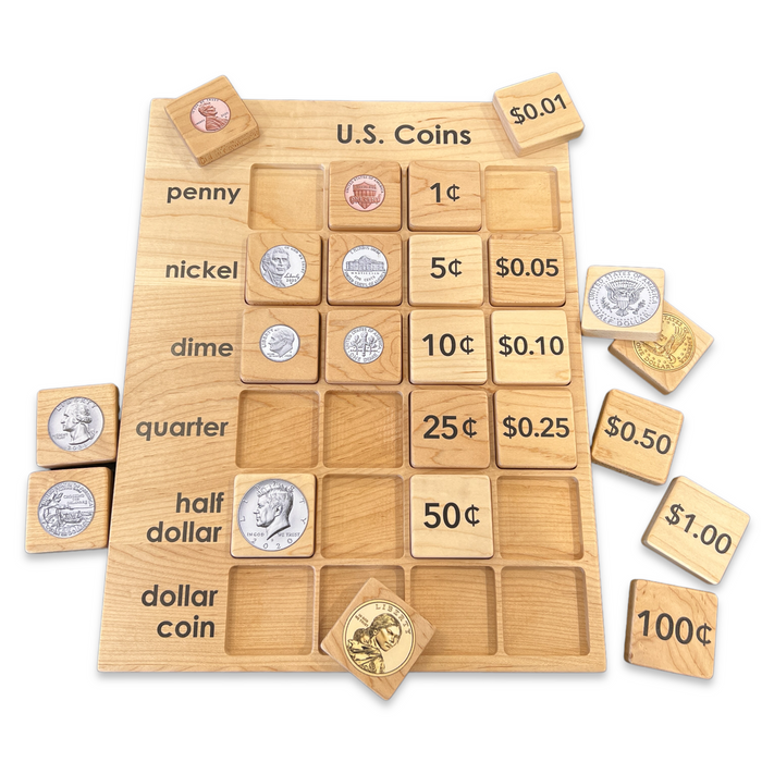U.S. Money Tray and Cards